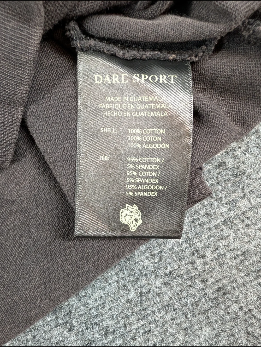 Darc Sport Wolves Forever NFGU 2024 T-Shirt Large Black Vintage Wash - Picture 4 of 7